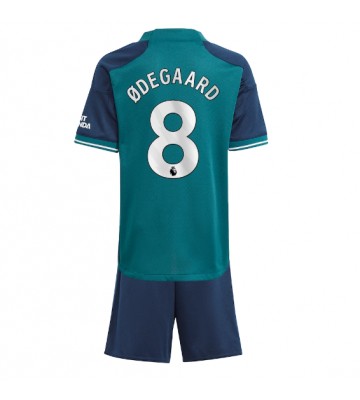 Arsenal Martin Odegaard #8 Tredjedraktsett Barn 2023-24 Kortermet (+ Korte bukser)